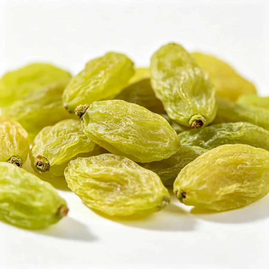 Green raisins