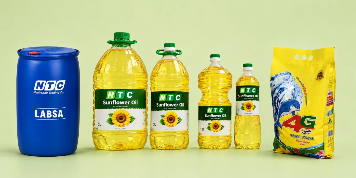 NTC sunflower oil, LABSA and 4G products representing the Trading portfolio
